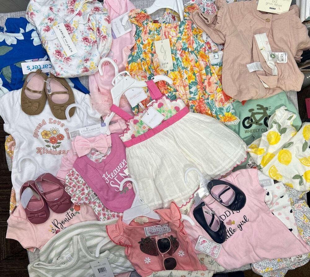New Lot Baby Girls Clothes Sets Name Brands 3-6 ,6-9, 9-12, 12-18 Month Summer